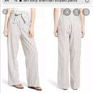 Ten sixty Sherman striped pants.